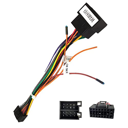 cable adaptador de 16 pines a iso para android radio de coche enchufe 2