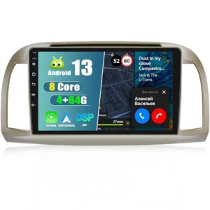 CAMECHO Autoradio 9" Android para Nissan Micra