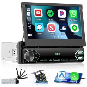 Hikity Radio Coche 1 DIN 7'' Bluetooth