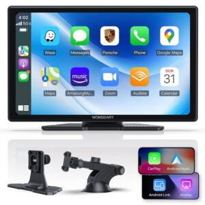 Pantalla Carplay 9” Táctil Inalámbrica para Coche
