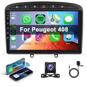 Radio Android 9'' para Peugeot 308 2007-2015