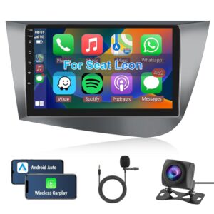 Radio Android 9'' para Seat Leon 2005-2012