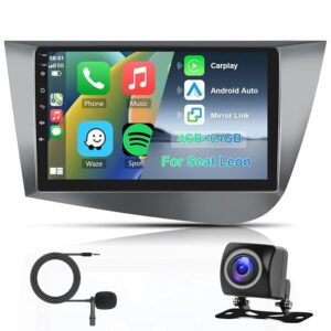 Radio Android 9'' para Seat Leon 2005-2012