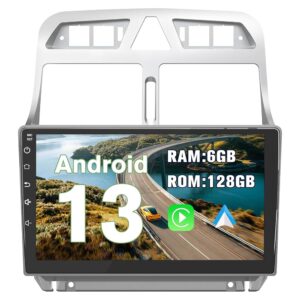 Radio Coche Android 13 para Peugeot 307