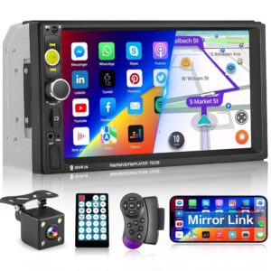 Radio de Coche 2 DIN Bluetooth con Pantalla
