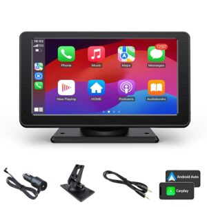 Radio de Coche KooDux Carplay Inalámbrico 7''