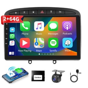 Radio Podofo Carplay para Peugeot 308/408