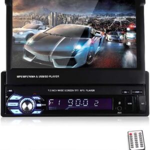 Reproductor de Radio 1 DIN 7'' 1080P Bluetooth